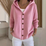 Long Striped Knitted Cardigan Large Version Of Loose Long-Sleeved Sweater Coat