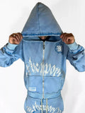 Gothic Printed Hoodie Personality High-End Tide Brand Loose Men's And Women's Sweater