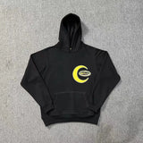 Brand Printed Street Men's And Women's Loose Basic Hooded Sweater Leisure Sweater