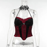 Autumn New Spice Girl Vest Fashion Colour Temperament, Slim Waist Girdle, Neck Girdle And