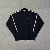 Meitao New Alphabet Street Men And Women Loose Zipper Cardigan Flanged Sweater