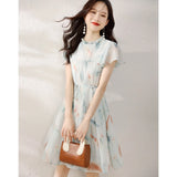 High-End Fairy Dress Women's Summer 2025 New Super Fairy Princess Dress Holiday Style Beautiful Long
