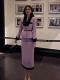 2023 Autumn New Arrivals Elegant Suit Set for Women Chic Jacket and Slim Skirt Fashionable Female Office Lady Girl Suit