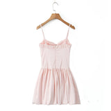 New Autumn Style Lace Trim Mini Suspender Dress Princess