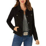 Cowim Jacket Female New Jacket Slim Cotton Ebay Denim Women-Outfit