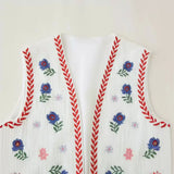 New Spring Style Simple, Slim, Embroidered Vest