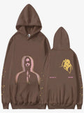 Singer Letter 555555 Printed Lovers' Sweaters For Men And Women Hoodie