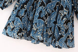 New Velvet Vest Folded With Printed Dress