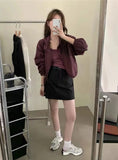 Short Sun Protective Clothing Female Thin Money 2024 Summer New Small Casual Versatile Loose Thin Sun Protective Clothing Coat-Outfit