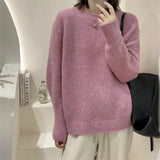 Zingj Sky Sparkling Round Neck Sweater Sweater Female Autumn And Winter Senior Sense Raccoon Velvet Design Sense Niche