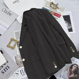 Zingj Jacket Female Korean Joker 2024 Spring And Autumn New Korean Version White Temperament Casual Metal Buckle Small Suit