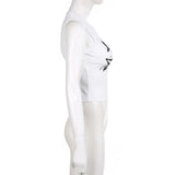 Guitar Ribbed Cropped Tank TopOutfit
