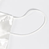 Satin Crop Tops Women Wireless Bralette Crochet Top Female Spaghetti Strap T-shirt Cropped With Chest Padded