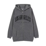 Style Lazy Cardigan Hoodie 2024 Spring And Autumn Oversize Zipper Jacket Couple