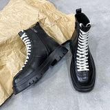Zingj 2023 New Martin 45 46 High Top British Wind Ins Trendy Shoes