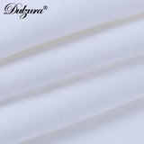 Solid Women Lantern Sleeve Crop Top Off Shoulder Lace Up Elegant Party Streetwear 2021 Spring Summer Top