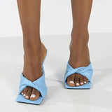 Size Women's Shoes In The Summer Of 2023, The New Style Ladies Wear High-Heeled Fishmouth Sandals And Slippers For Women And