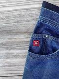 Shorts, Y2K Pants, Harajuku, Hip-Hop, Lucky Seven, Vintage Blue Baggy