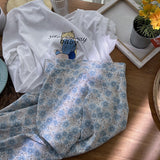 Florals Summer Women Skirts Streetwear Chiffon Elegant Embroidery All Match Loose A-Line Sweet Casual Party