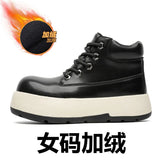 Zingj Men's Stylish Outdoor Platform Work Boots