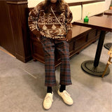 90s Kids Pants in Plaid CheckOutfit
