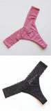 pcs/Lot Plus Size Women's Cotton Panties Underwear Sexy Lace Lingerie Panty Thongs G String Tanga T-back Seamless Female