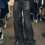 Vintage Black Wash Baggy Boyfriend JeansOutfit