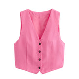 Spring Split Vest 5320767 Casual Shorts