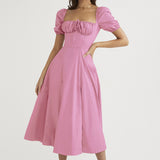 French Dress Women's Bubble Cuffs With Body-Repair Dress Dress